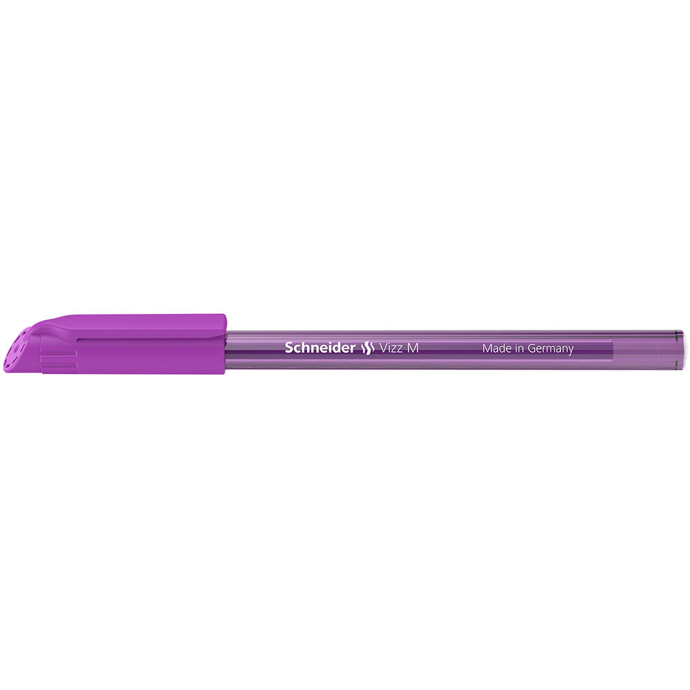 Schneider Ballpoint Pen Vizz Medium Violet  - Cafe Supply