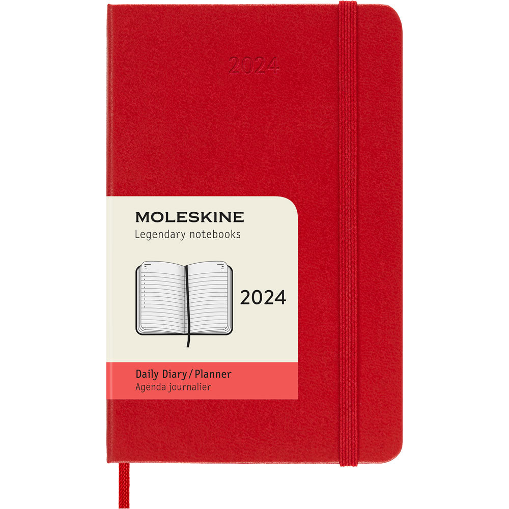 Moleskine Diary 12 Month Daily HC Pocket Sapphire Blue