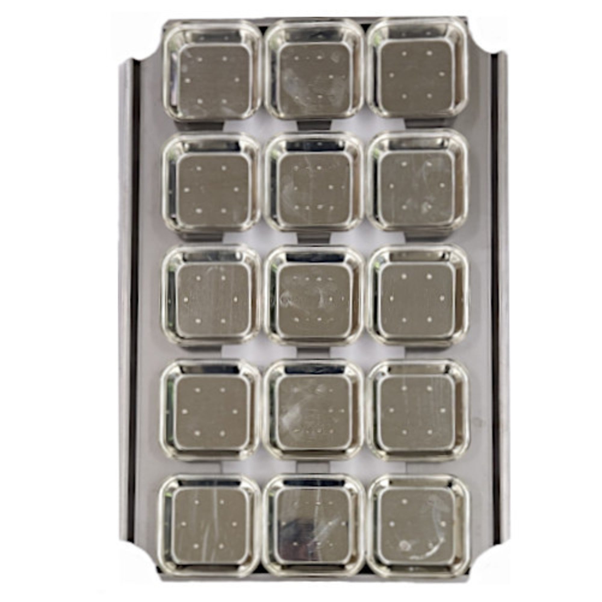 Palletized Pie Tins, (15) Square 108x27mm, Tray size 600x405mm - Cafe Supply