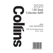 Collins Calendar Refill 13E Side Opening Even Year