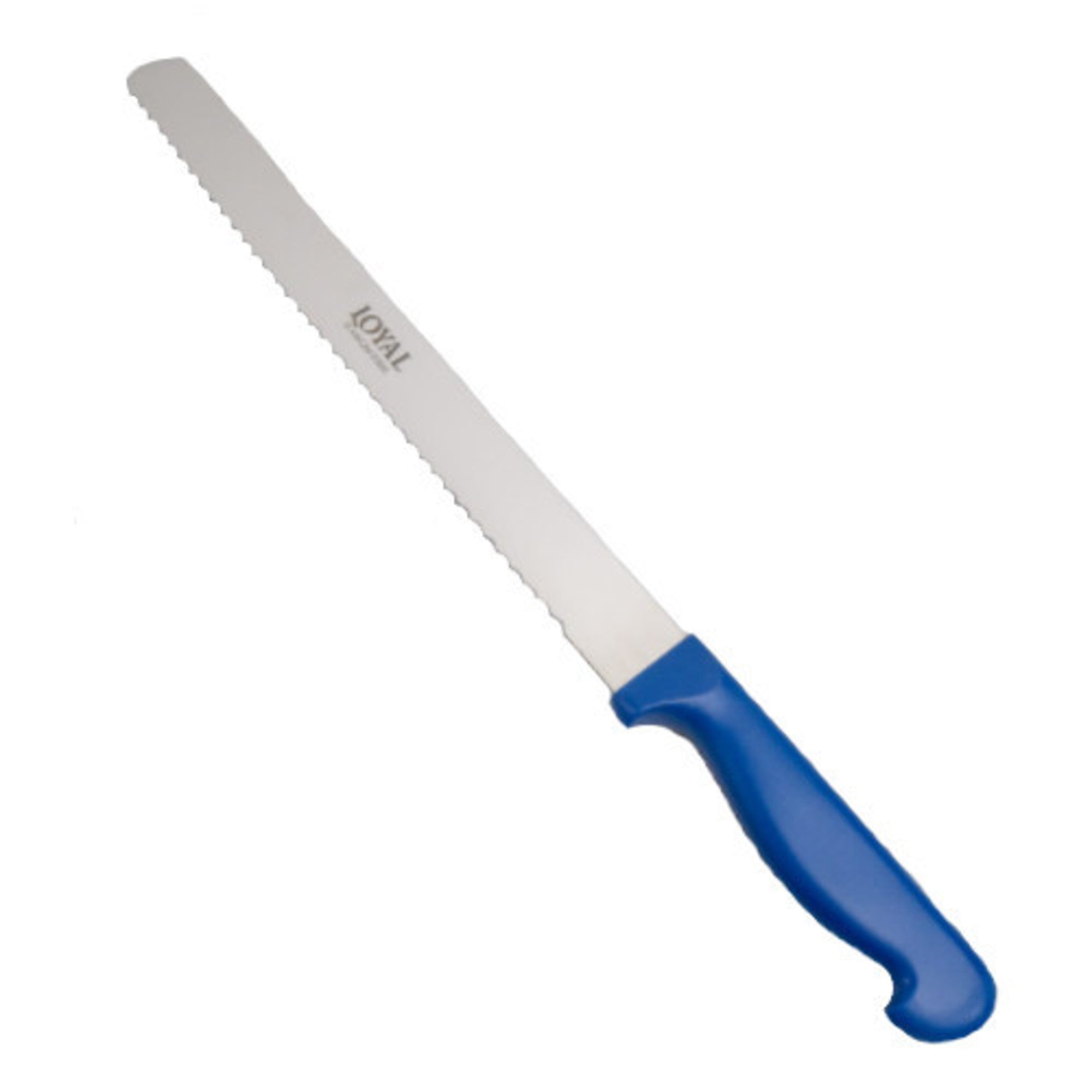 Slicing Knife, Serrated Edge, 36cm (Plastic Handle) - Cafe Supply