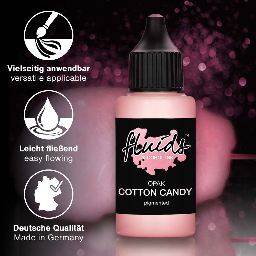 Octopus Fluids Alcohol Ink Opak Cotton Candy Pink 30ml