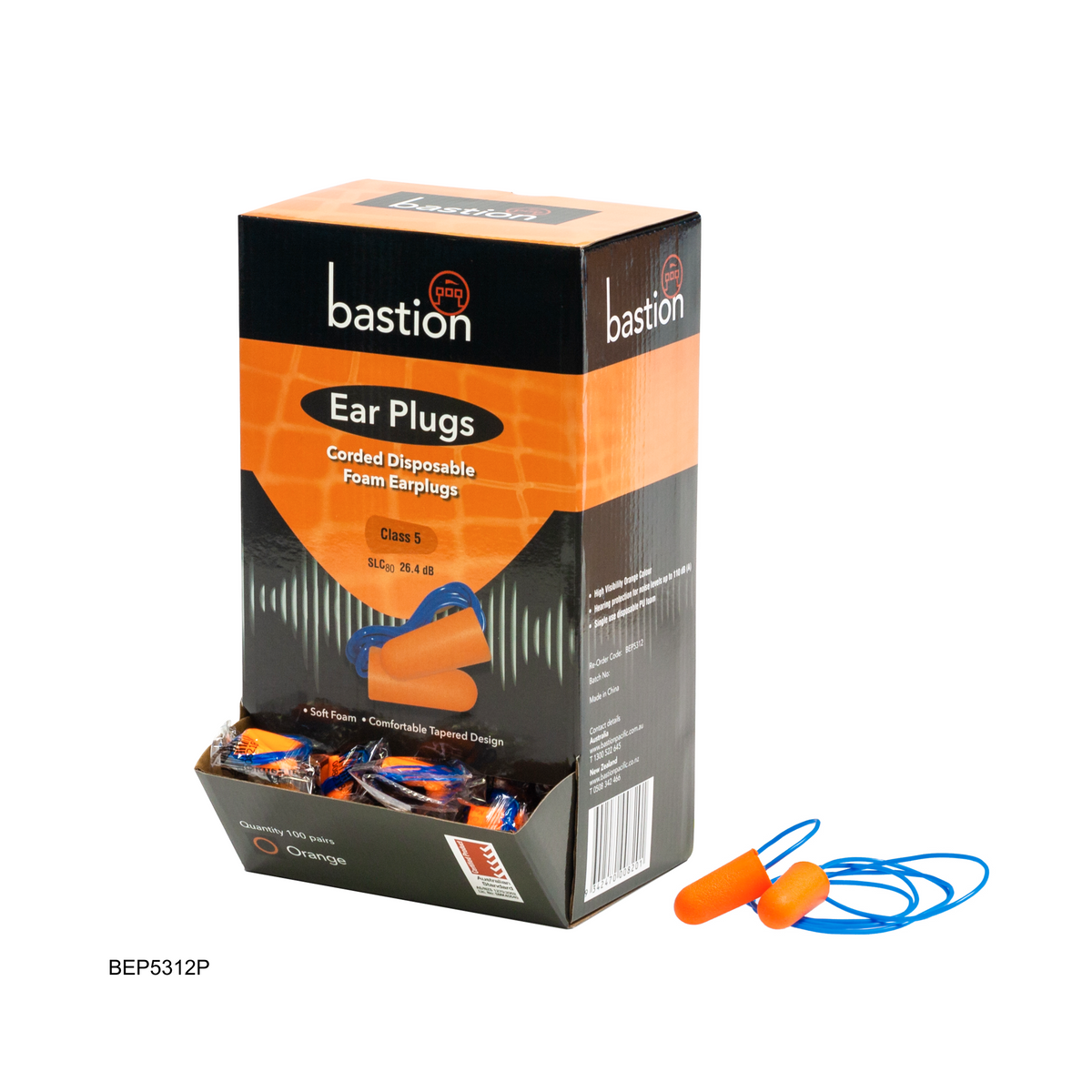 Bastion Ear Plugs, Corded