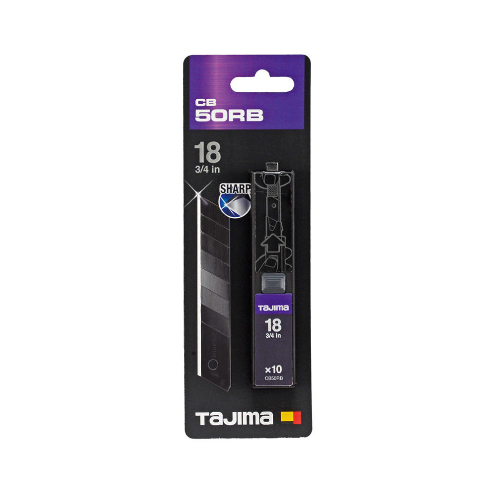 Tajima Blades CB50RB 10/Pkt RAZAR BLACK - Cafe Supply
