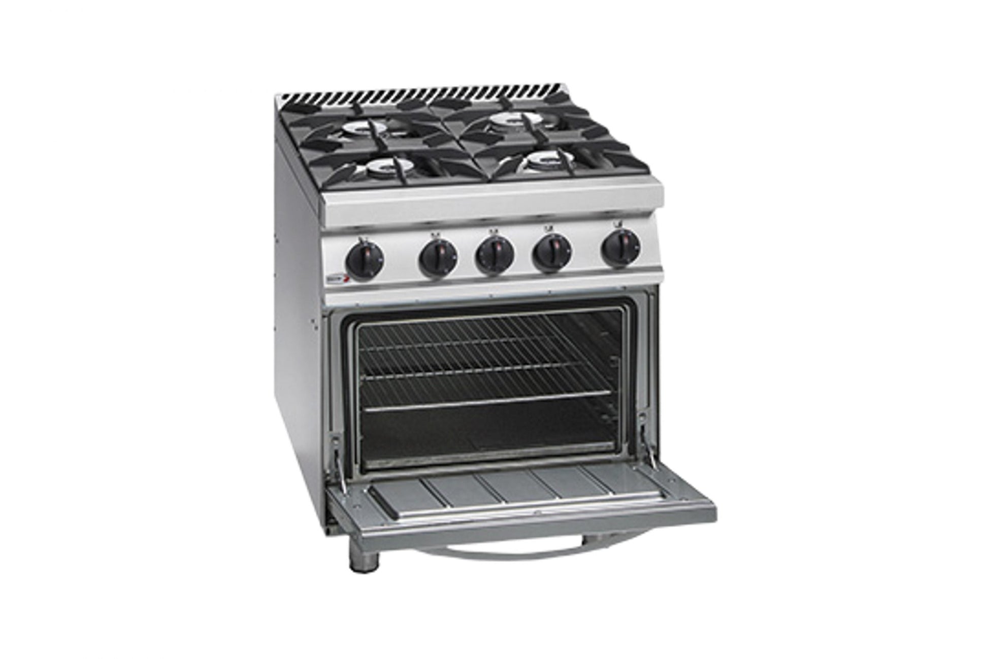 Fagor 700 series natural gas 4 burner gas range with gas oven CG7-41H - Cafe Supply