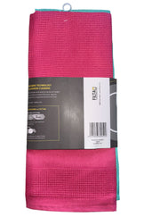 FILTA XL MICROFIBRE TEA TOWEL CERISE 2 PACK (45CM X 70CM) (Pack of 10) - Cafe Supply