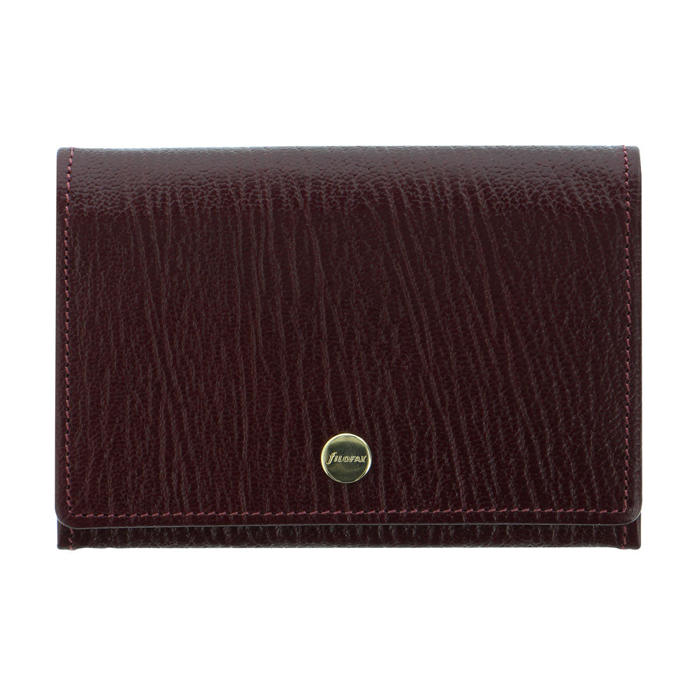 Filofax 1921 Chester Business Card Holder Red - Cafe Supply