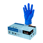 Bastion Nitrile Premium Blue P/F Large Gloves