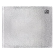 Letts Guest Book Ladydate Silver 127 Page 216x265mm - Cafe Supply