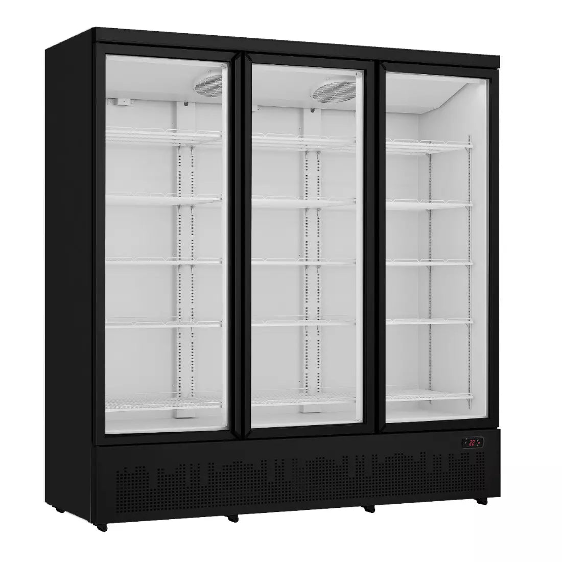 Triple Glass Door Colourbond Upright Drink Fridge Bottom Mounted – LG-1500BGBM