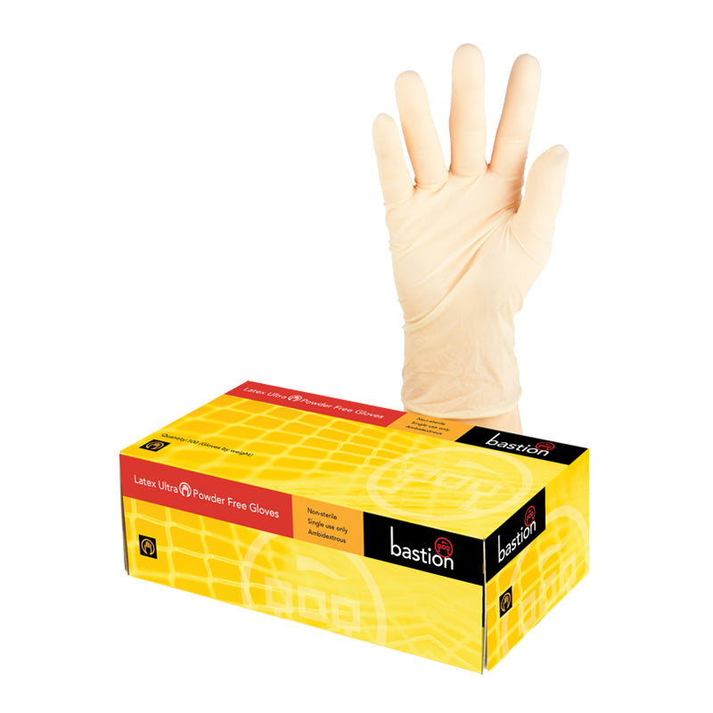 Bastion Latex Ultra P/F Small Gloves