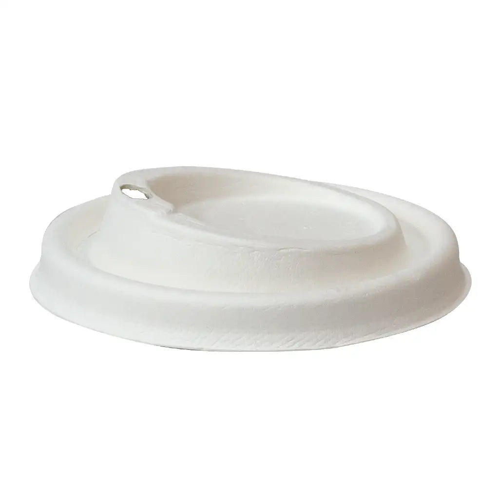 Green Choice Sugar Cane Lids - White - 8/12/16oz