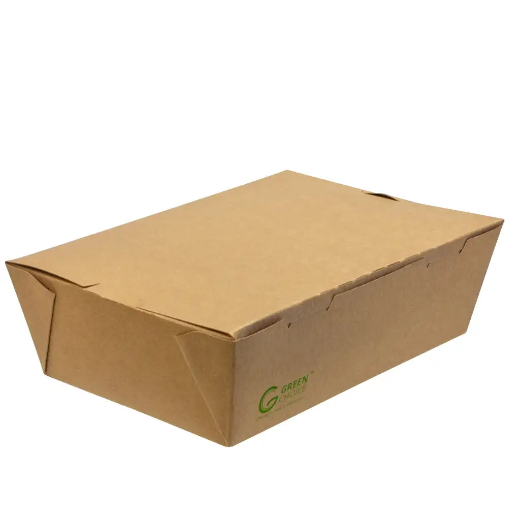 Green Choice Takeaway Box Kraft PLA - Large