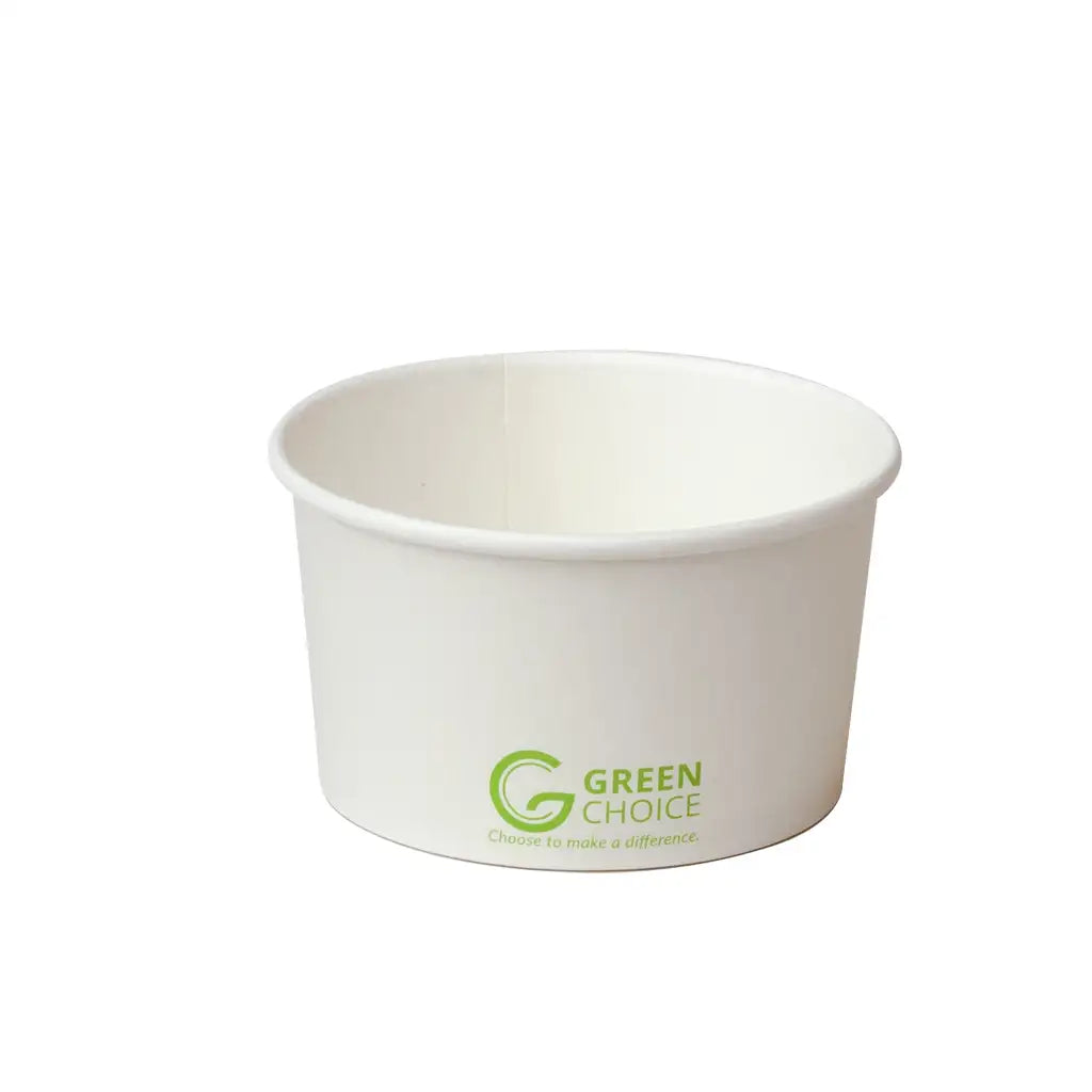 Green Choice Dessert Tub WHITE PLA - 12oz