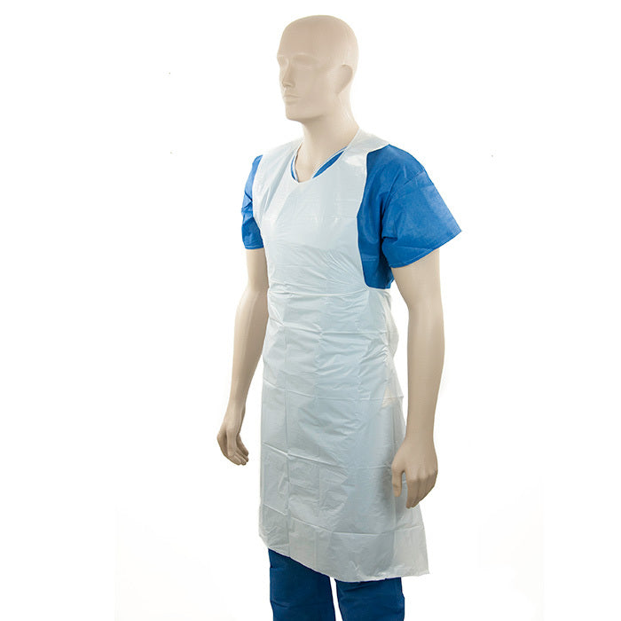 Bastion Apron - 40mu Heavy Duty - Tear Off - White