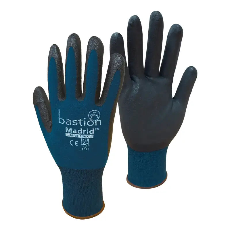 Bastion Madrid Nylon/Spandex Gloves, Large (9)