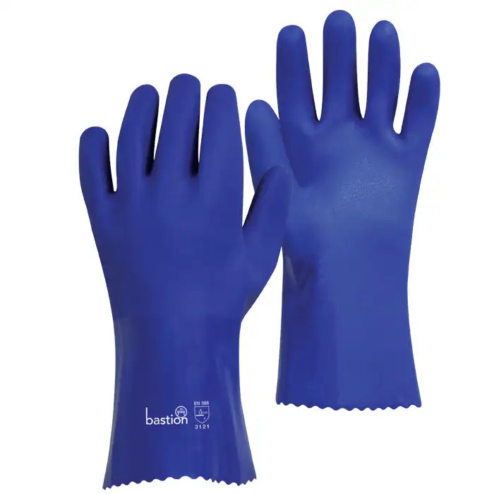 Bastion PVC Gloves, 300mm, Large (9) - With Header