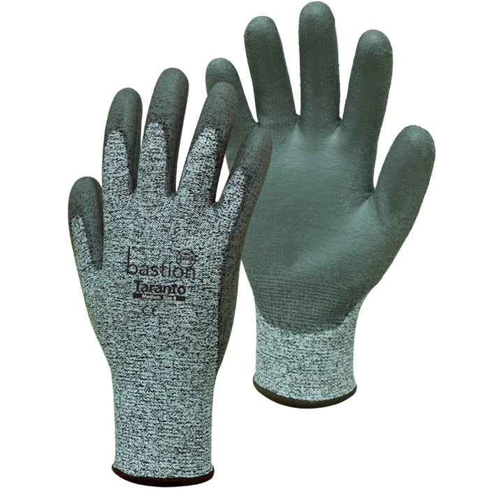 Bastion Taranto Grey HPPE Gloves, Small (7)