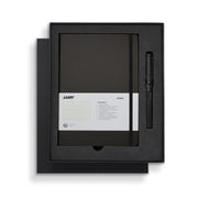 Lamy Notebook Fountain Pen Gift Set A5 Soft Cover Charcoal - Cafe Supply