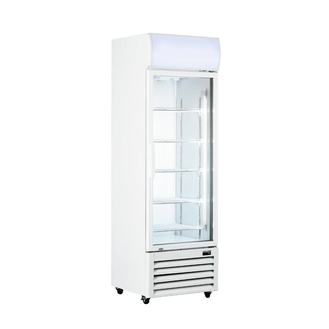 Thermaster Single Glass Door Colourbond Upright Drink Fridge LG-370P