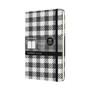 Moleskine Limited Collection Notebook Blend Large Ruled Check Pattern - Cafe Supply