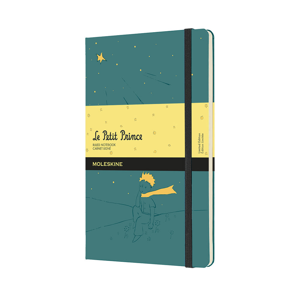 Moleskine Limited Edition Notebook Petit Prince Large Ruled Seaweed Green - Cafe Supply