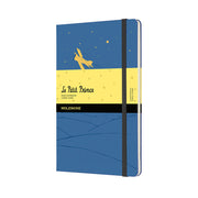 Moleskine Limited Edition Notebook Petit Prince Large Ruled Forget Me Not Blue - Cafe Supply