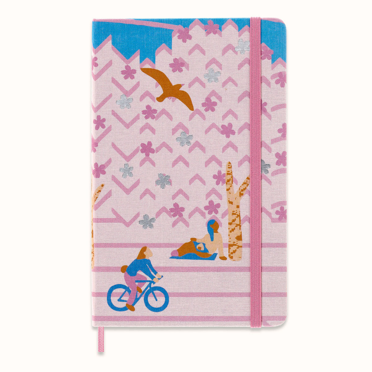 Moleskine Limited Collection Notebook Sakura Large Ruled Bicycle - Cafe Supply
