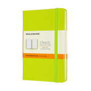 Moleskine Notebook Pocket Ruled Lemon Green Hard - Cafe Supply