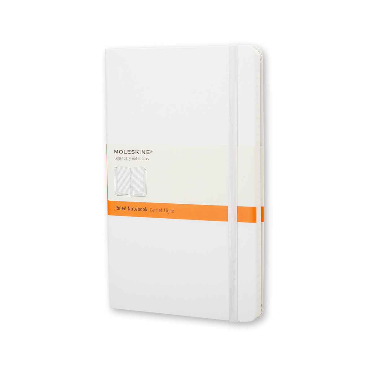 Moleskine Notebook Pocket Ruled White Hard - Cafe Supply