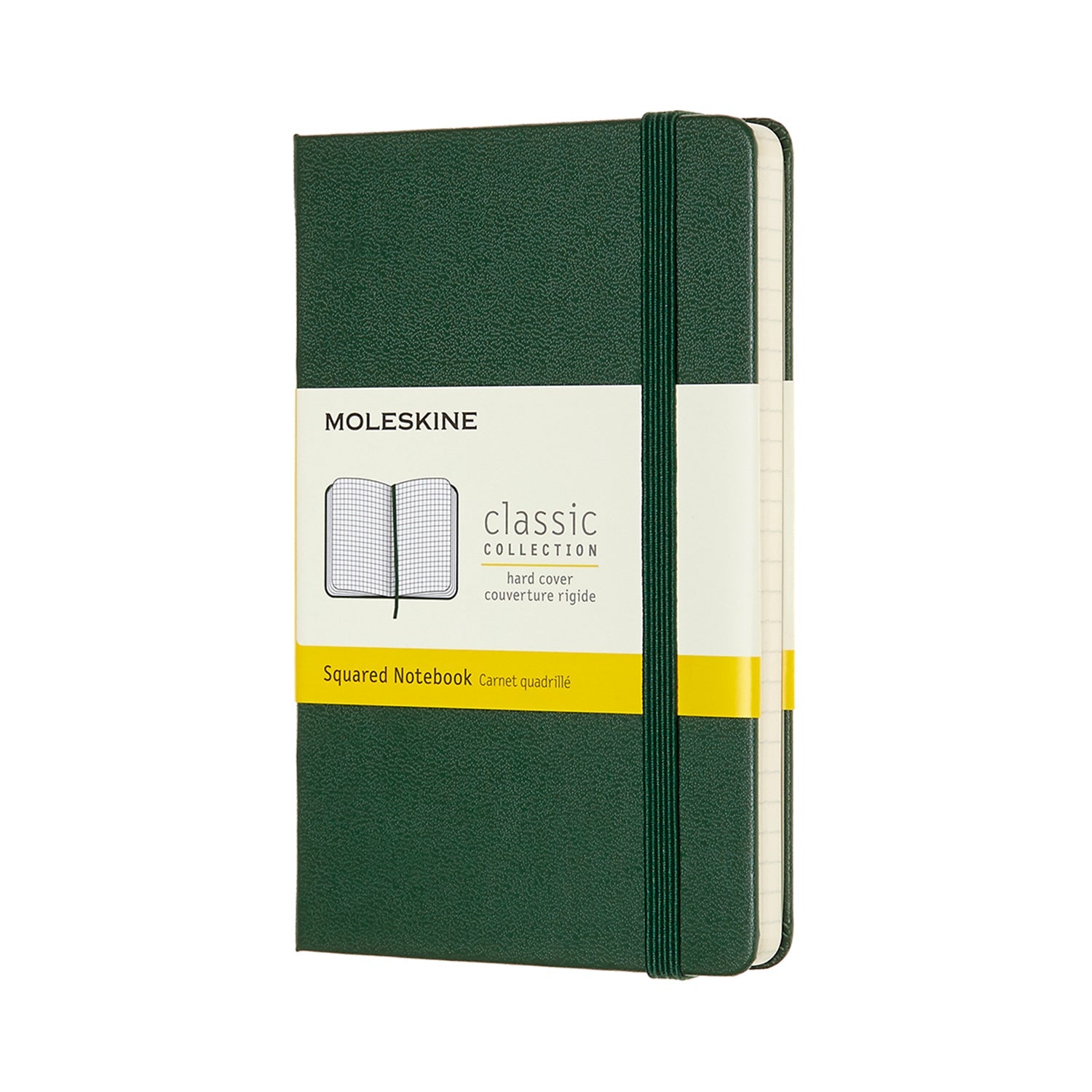Moleskine Notebook Pocket Square Myrtle Green Hard - Cafe Supply