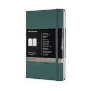 Moleskine Pro Notebook Large Forest Green Hard Cover - Cafe Supply
