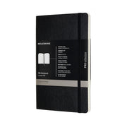 Moleskine Pro Notebook Large Black Soft Cover - Cafe Supply