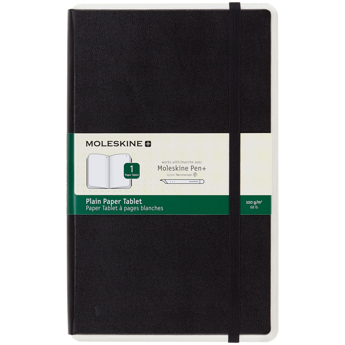 Moleskine Papertablet Pen + Notebook Large Hard Cover Plain - Cafe Supply