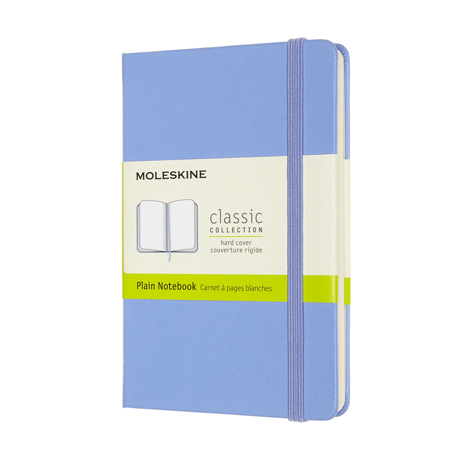 Moleskine Notebook Pocket Plain Hydrangea Blue Hard - Cafe Supply