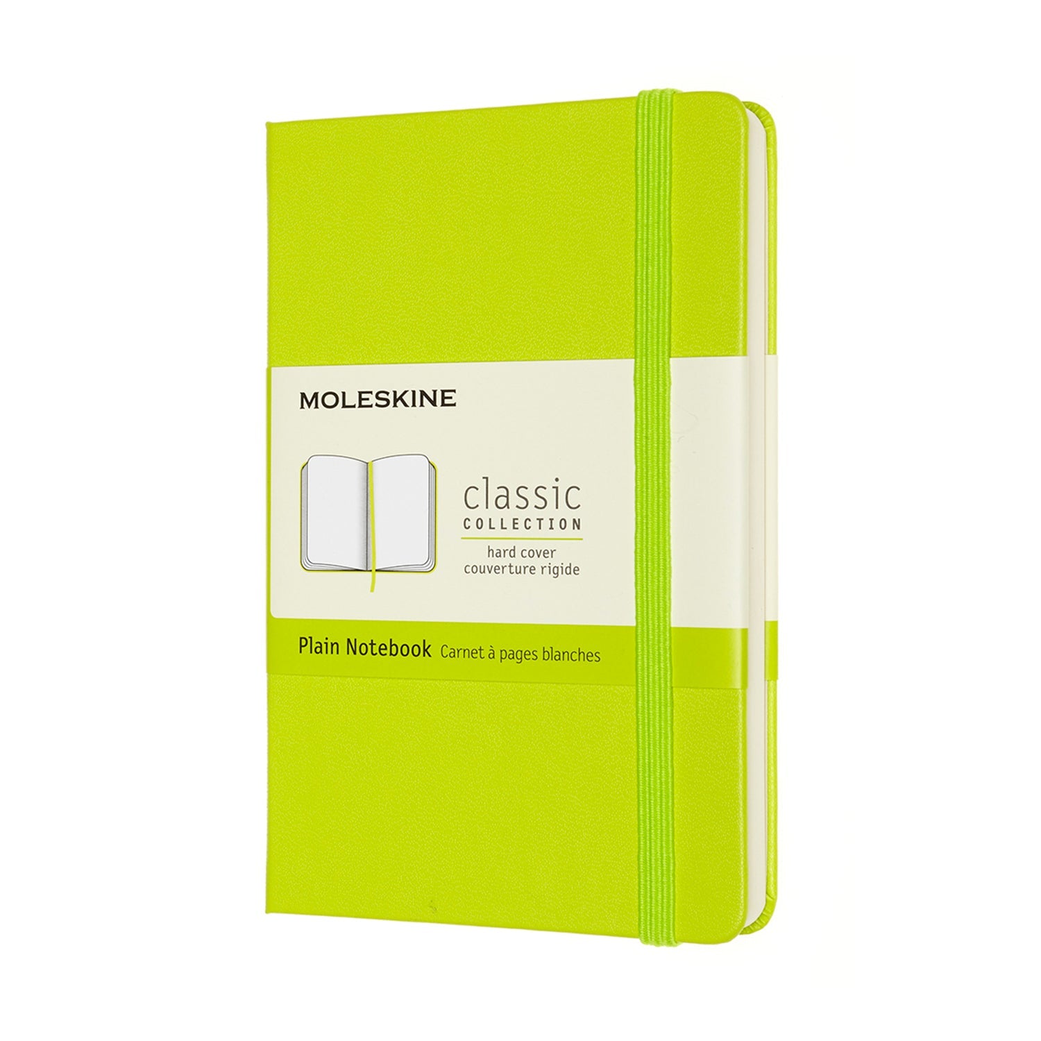 Moleskine Notebook Pocket Plain Lemon Green Hard - Cafe Supply