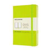 Moleskine Notebook Pocket Plain Lemon Green Hard - Cafe Supply