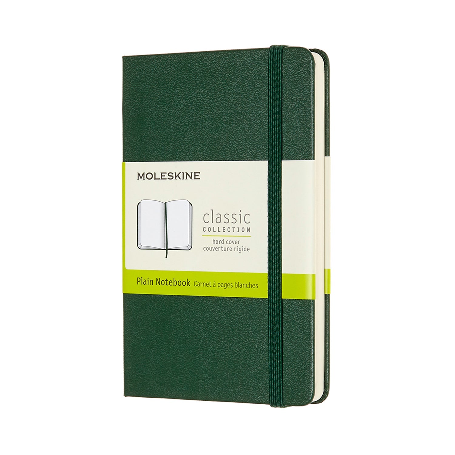 Moleskine Notebook Pocket Plain Myrtle Green Hard - Cafe Supply