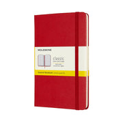 Moleskine Notebook Medium Square Scarlet Red Hard - Cafe Supply