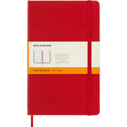 Moleskine Notebook Large Scarlet Red Hard Cover Ruled - Cafe Supply