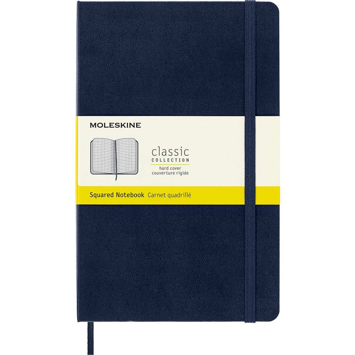 Moleskine Notebook Sapphire Large Square Hard Cover - Cafe Supply