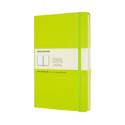 Moleskine Notebook Large Plain Lemon Green Hard - Cafe Supply