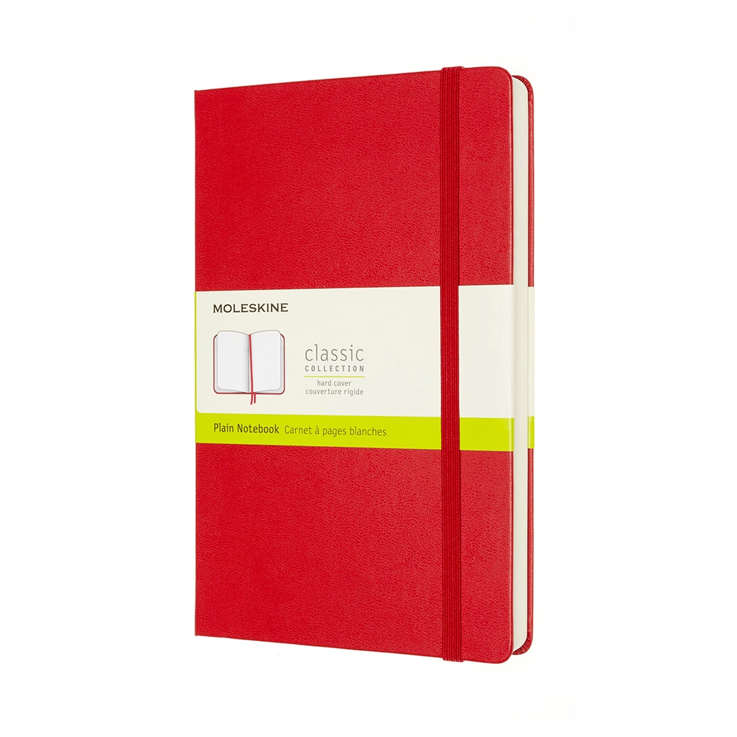 Moleskine Notebook Large Expanded Plain Scarlet Red Hard - Cafe Supply