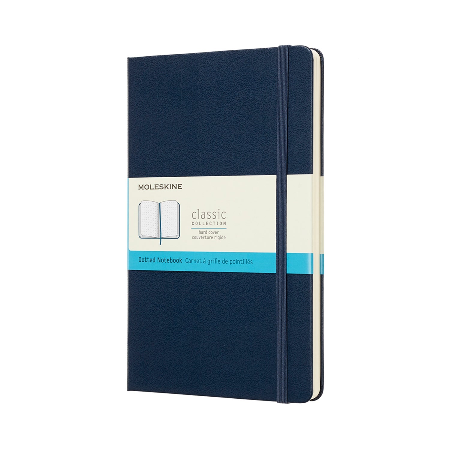 Moleskine Notebook Large Dot Sapphire Blue Hard - Cafe Supply