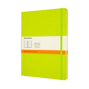 Moleskine Notebook XL Ruled Lemon Green Hard - Cafe Supply