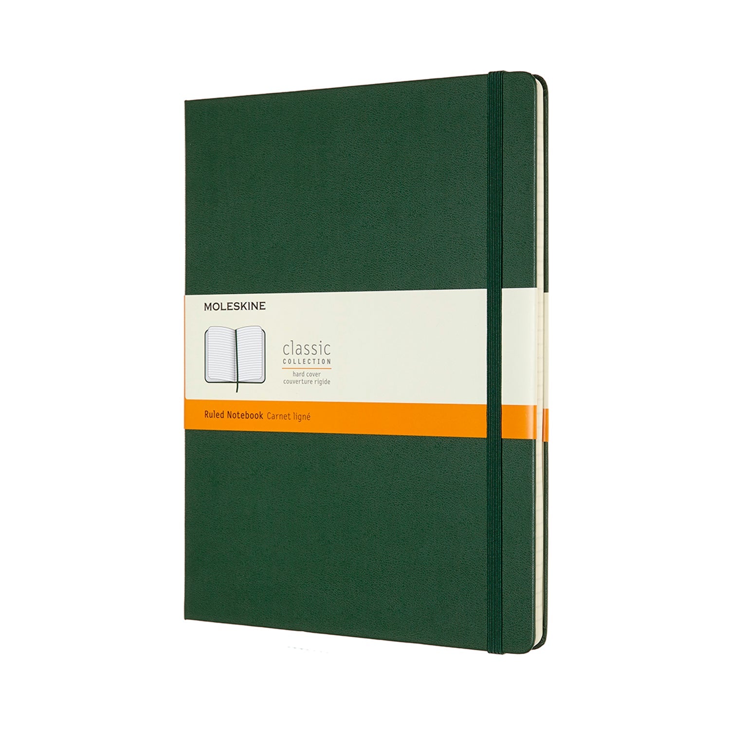 Moleskine Notebook XL Myrtle Green Hard Cover Ruled - Cafe Supply