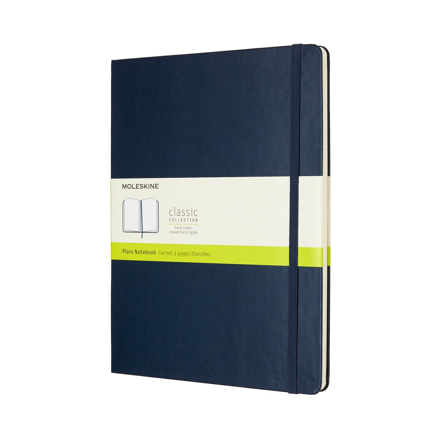 Moleskine Notebook XL Plain Sapphire Blue Hard - Cafe Supply