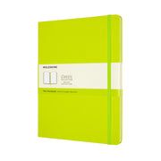 Moleskine Notebook XL Plain Lemon Green Hard - Cafe Supply