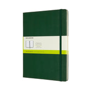 Moleskine Notebook XL Myrtle Green Hard Cover Plain - Cafe Supply
