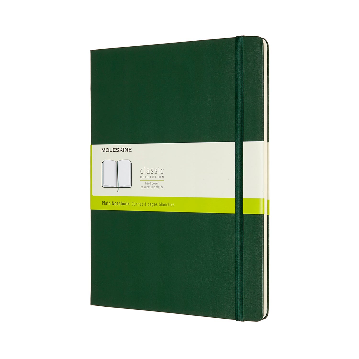 Moleskine Notebook XL Myrtle Green Hard Cover Plain - Cafe Supply